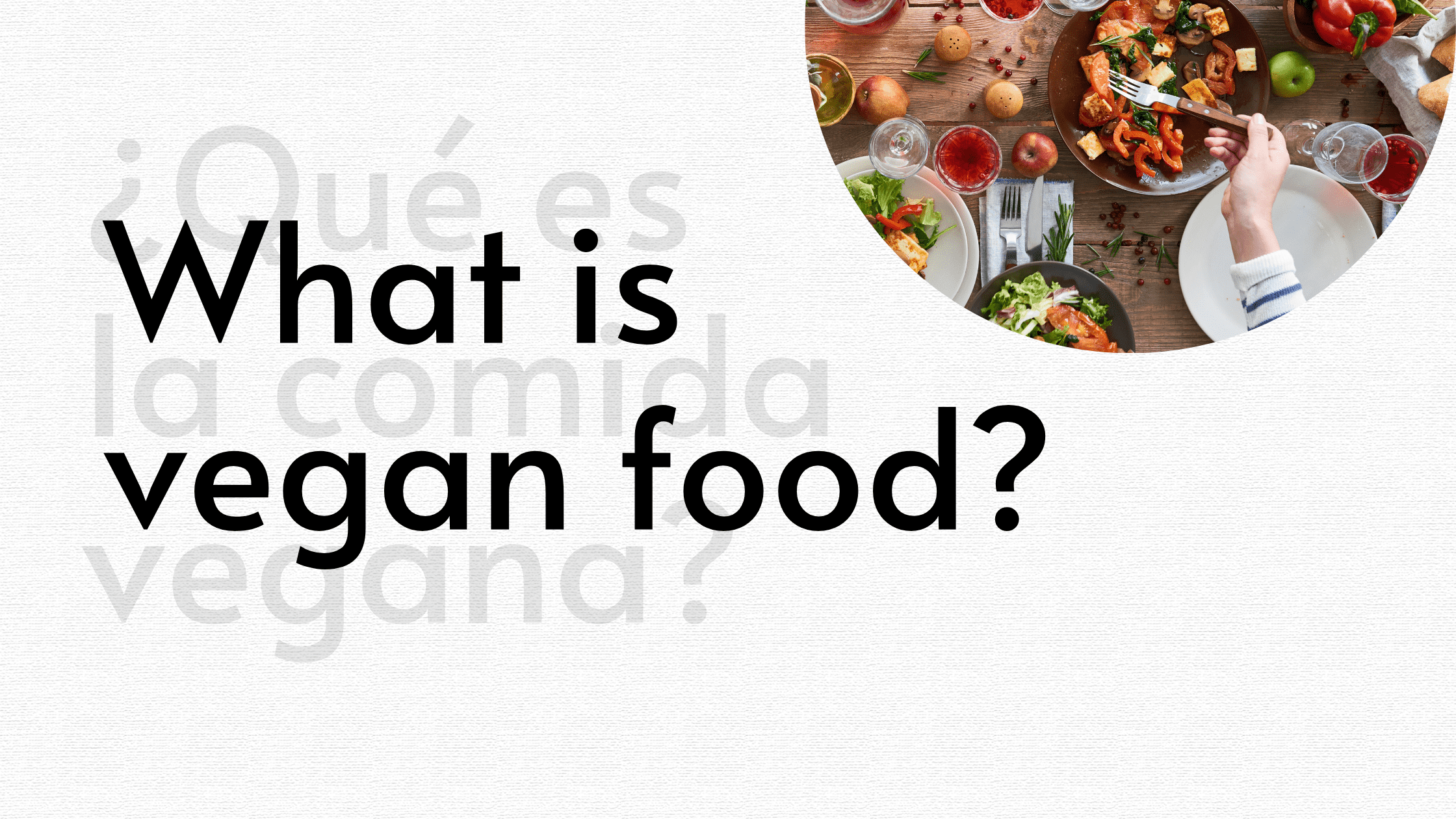 What is vegan food