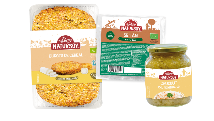 Bodegón 3 productos natursoy